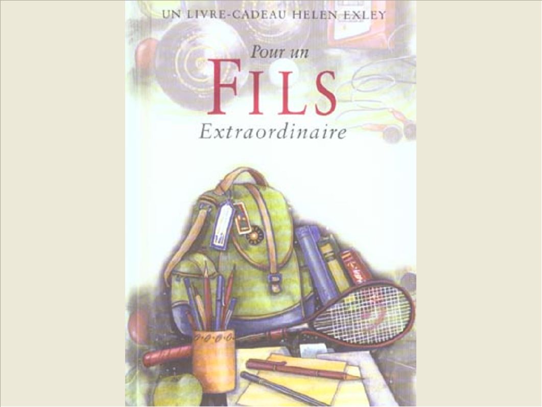 POUR UN FILS EXTRAORDINAIRE NLLE EDITION