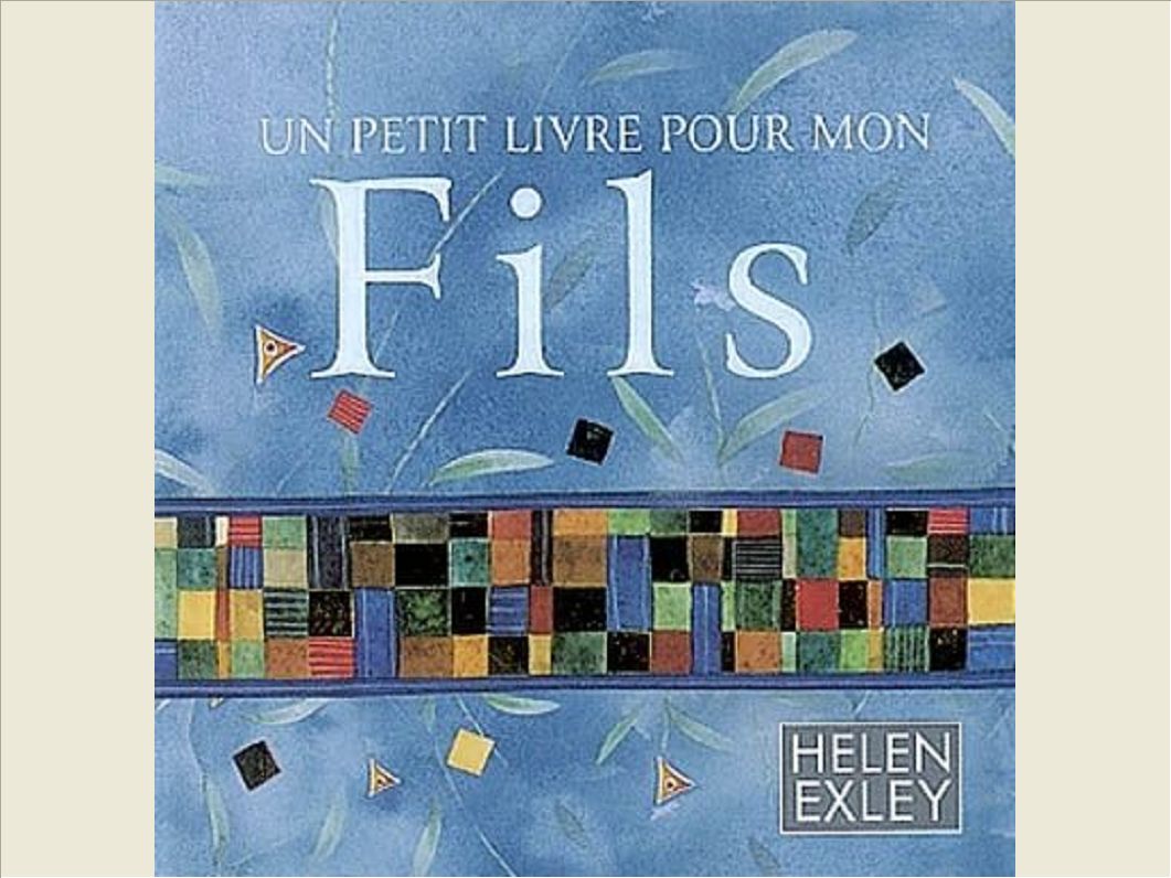 PETIT LIVRE POUR MON FILS  UN