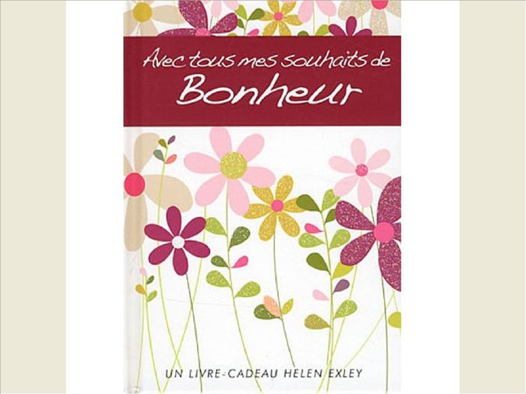 AVEC MES SOUHAITS DE BONHEUR
