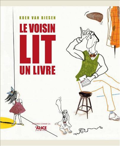 LE VOISIN LIT UN LIVRE