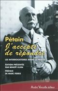 J ACCEPTE DE REPONDRE INTERROGATOIRES AVANT LE PROCES AVRIL JUIN 1945