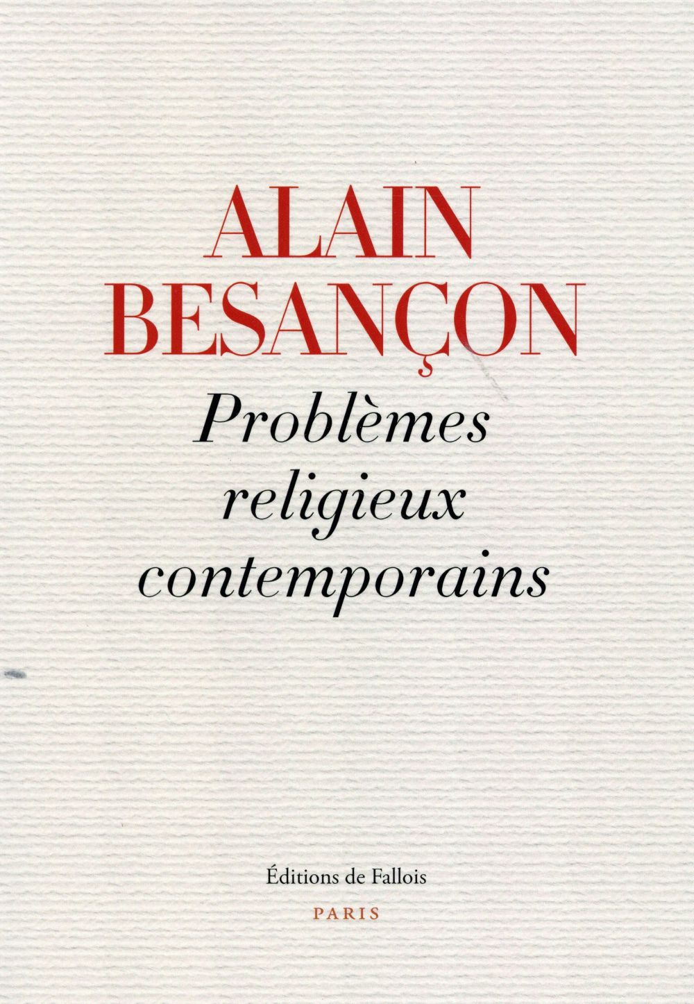 PROBLEMES RELIGIEUX CONTEMPORAINS
