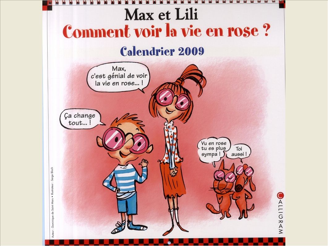 CALENDRIER MAX ET LILI 2009