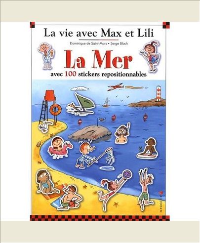 LIVRE STICKERS LA MER