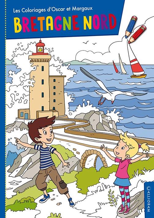 LES COLORIAGES D'OSCAR ET MARGAUX EN BRETAGNE NORD