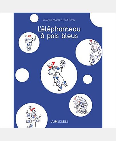 L'ELEPHANTEAU A POIS BLEUS