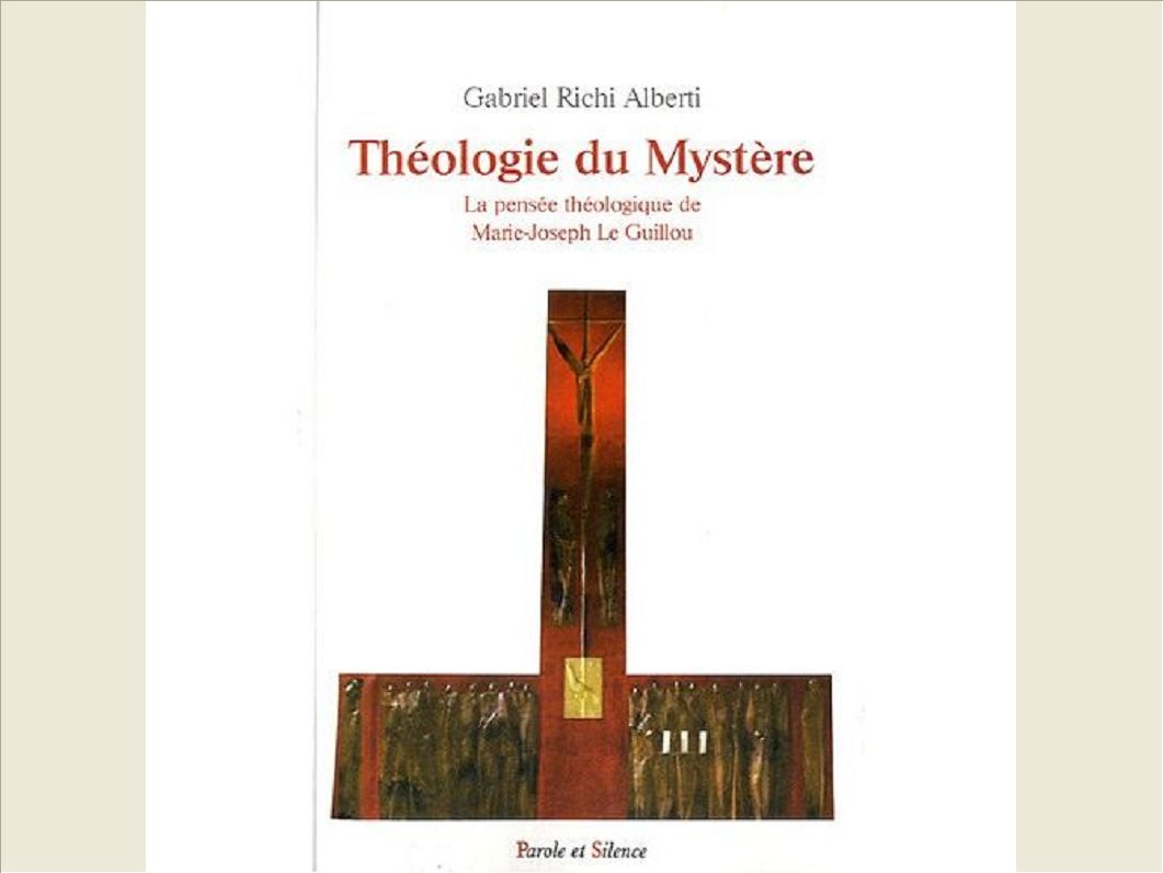 THEOLOGIE DU MYSTERE