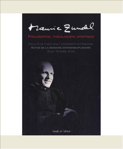 MAURICE ZUNDEL PHILOSOPHE THEOLOGIEN MYSTIQUE