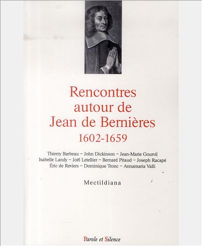 RENCONTRE AUTOUR DE JEAN DE BERNIERES