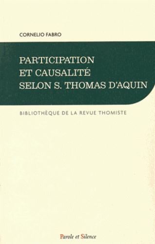 PARTICIPATION ET CAUSALITE SELON SAINT THOMASD AQUIN
