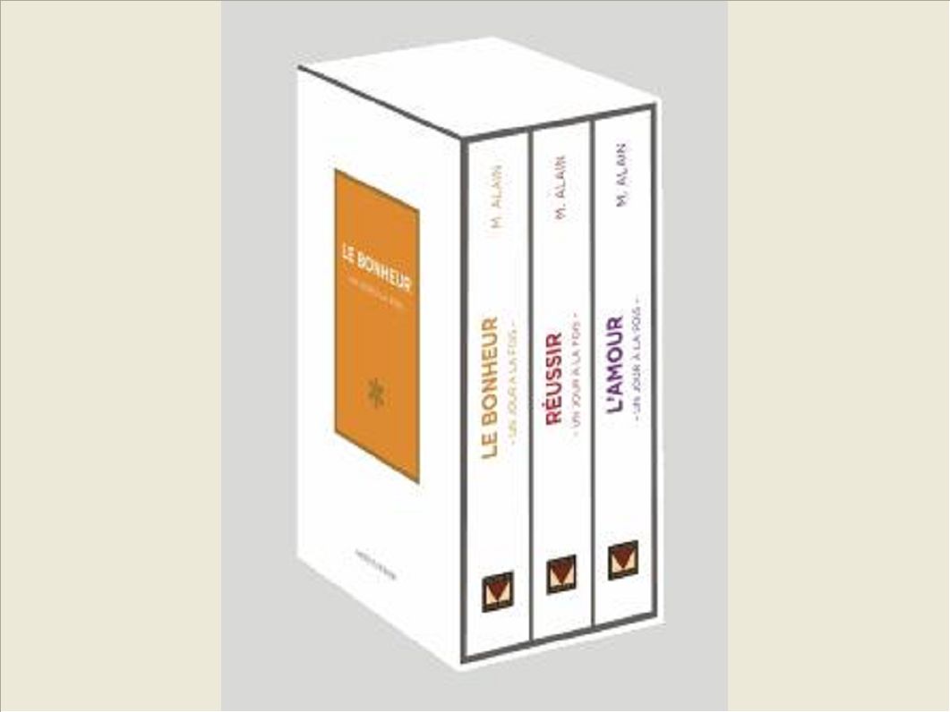 UN JOUR A LA FOIS - COFFRET 3 TITRES : BONHEUR, COUPLE ET REUSSIR