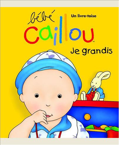 BEBE CAILLOU JE GRANDIS