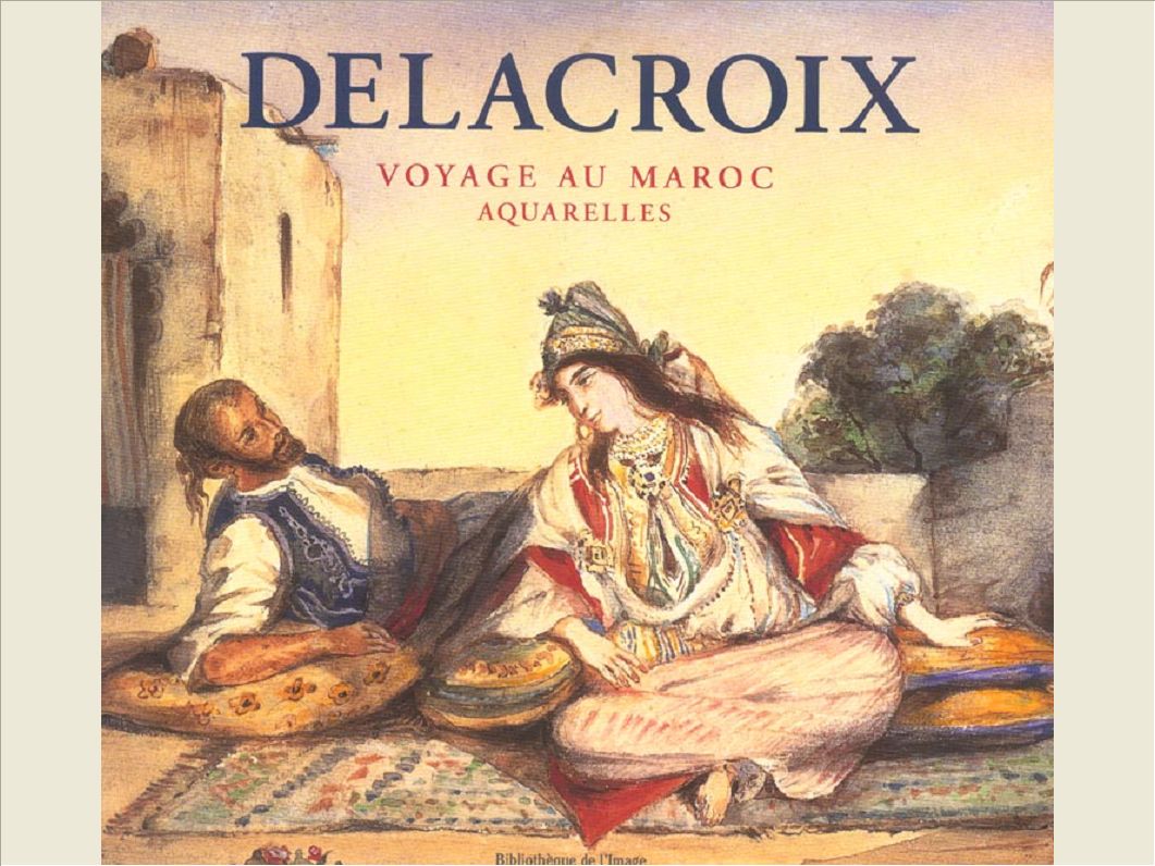 DELACROIX. VOYAGE AU MAROC. AQUARELLES