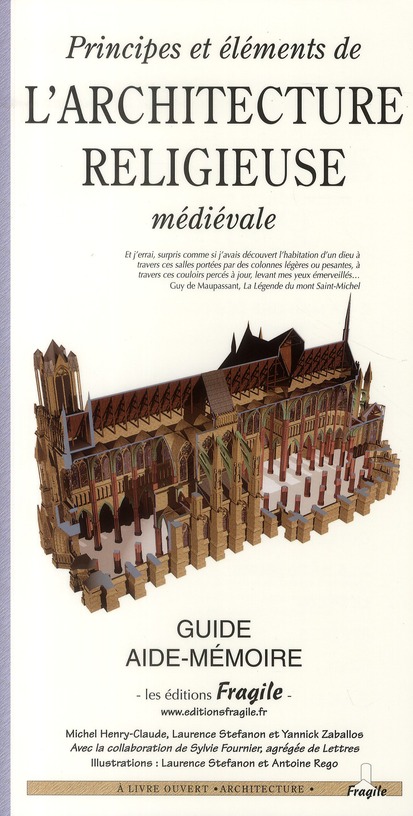 PRINCIPES ET ELEMENTS DE L'ARCHITECTURE RELIGIEUSE MEDIEVALE