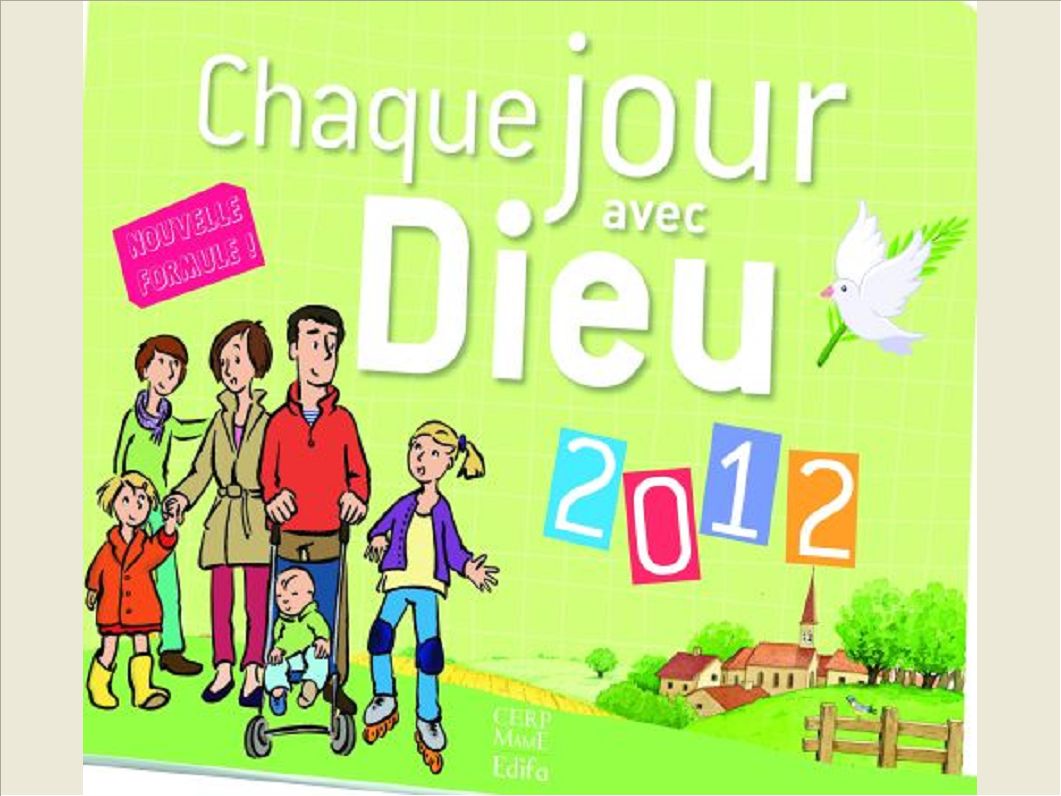 CHAQUE JOUR AVEC DIEU 2012