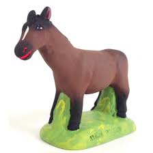 CHEVAL SUJET CARBONEL TAILLE NÂ°2