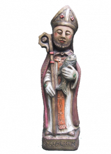 STATUE SAINT CORENTIN POLYCHROME H43 CM 6KG