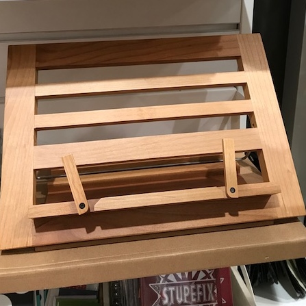 LUTRIN PUPITRE EN BOIS INCLINABLE PLIABLE 34*24*2 CM