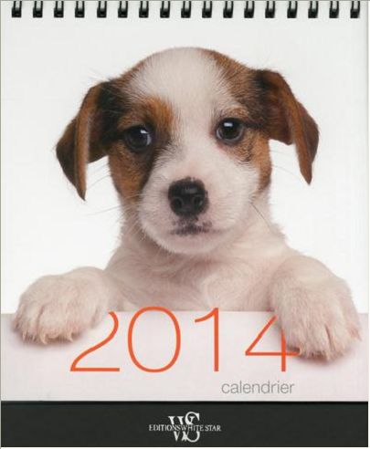 CALENDRIER DE TABLE CHIENS 2014