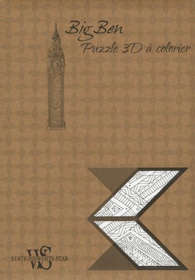 BIG BEN - PUZZLE 3D A COLORIER