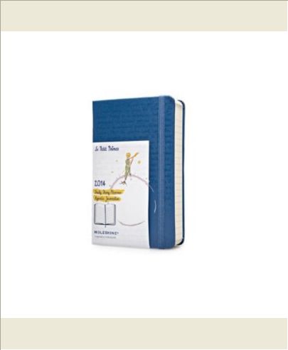 AGENDA 2014 PETIT PRINCE JOURNALIER BLEU POCHE