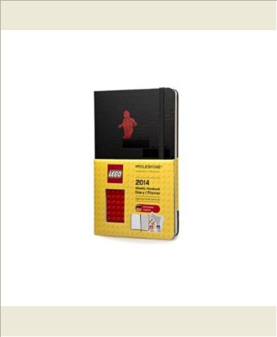 AGENDA 2014 LEGO SEMAINIER CARNET GRAND FORMAT NOIR