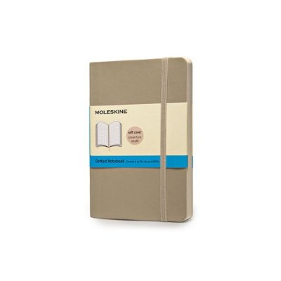 CARNET POINTILLE - FORMAT DE POCHE - COUVERTURE BEIGE KAKI