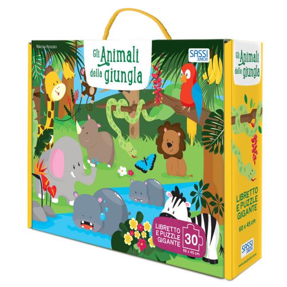 PUZZLE GEANT - LES ANIMAUX DE LA JUNGLE