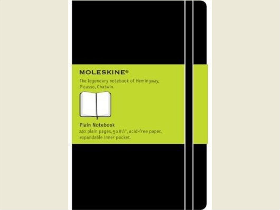 CARNET BLANC - GRAND FORMAT - COUVERTURE RIGIDE NOIRE