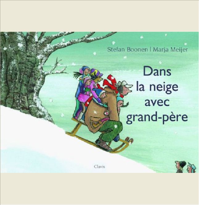 DANS LA NEIGE AVEC GRAND PERE