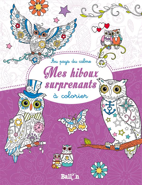 MES HIBOUX SURPRENANTS A COLORIER