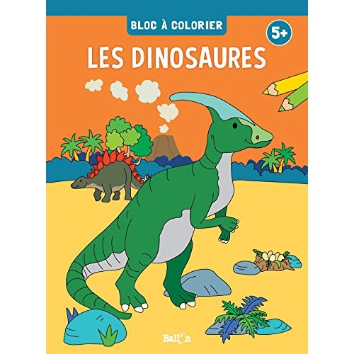 BLOC A COLORIER: DINOSAURES DES 5ANS
