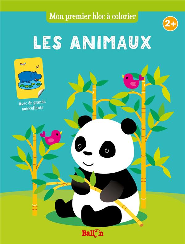 MON PREMIER BLOC A COLORIER : LES ANIMAUX