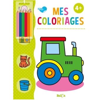 MES COLORIAGES DES 4 ANS (AVEC CRAYONS)