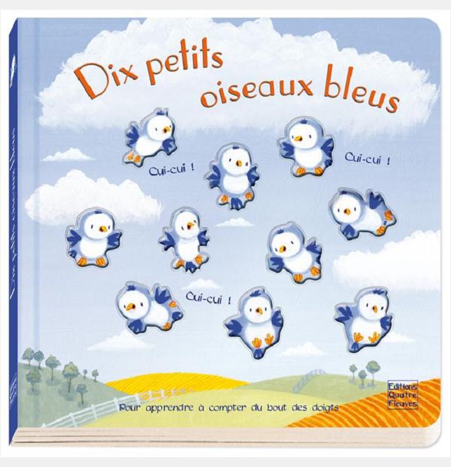 DIX PETITS OISEAUX BLEUS