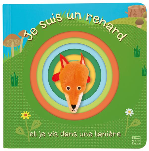 LIVRES AVEC MARIONNETTE - JE SUIS UN RENARD ET JE VIS DANS UNE TANIERE