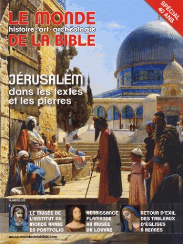 MONDE DE LA BIBLE - DECEMBRE 2017 N  223