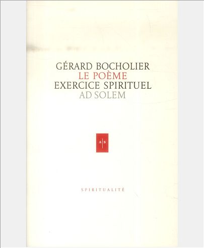 LE POEME EXERCICE SPIRITUEL